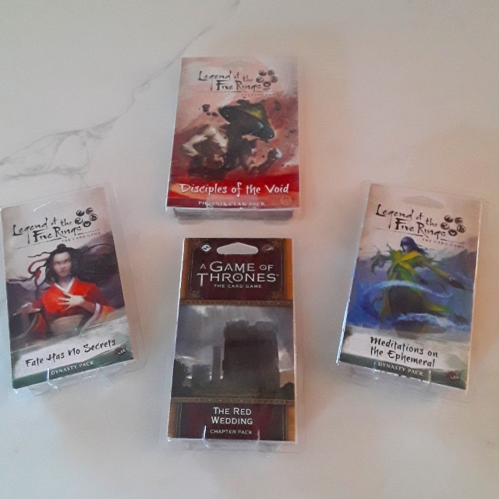Legend of the Rings & Game of Thrones Card Games
